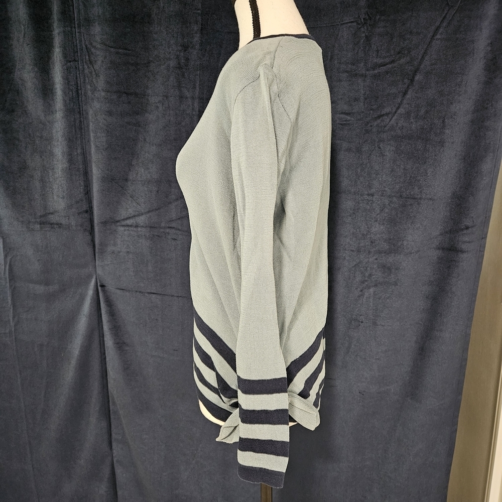 Christian Dior Navy Striped Women's Sweatshirt - Picture 4 of 11